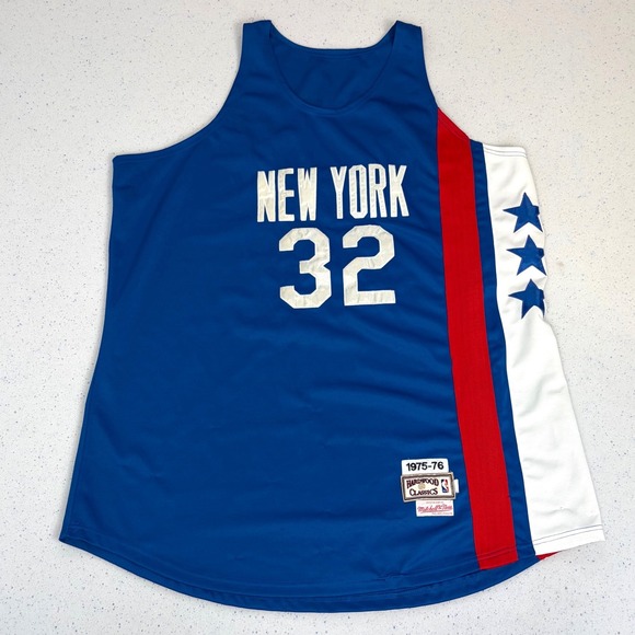 Julius Erving New‎ York Nets 1975-76 Mitchell & Ness Hardwood Classics Jersey 54